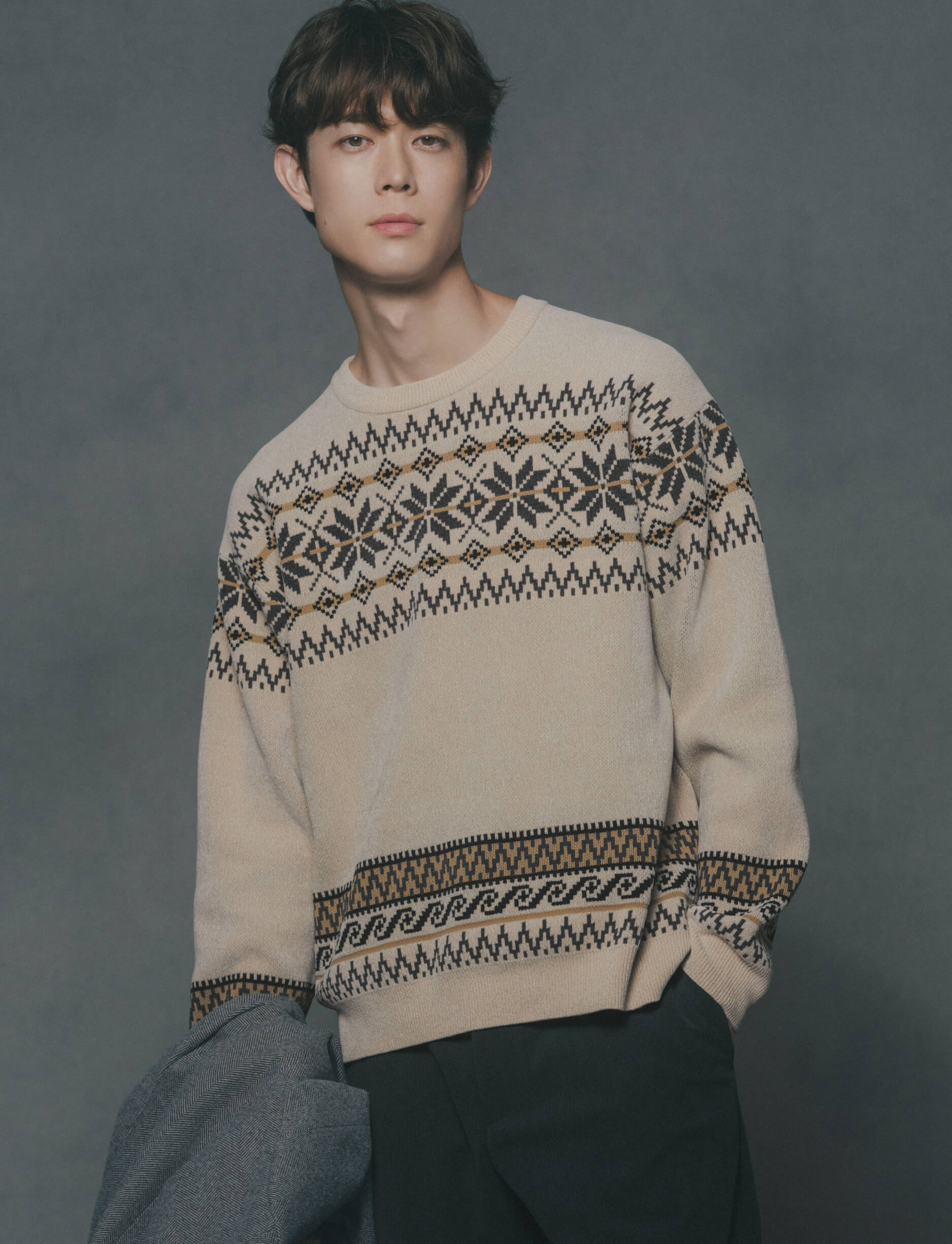 グローバルワークの冬のまちがいない服。for Men | 宮沢氷魚 mv4