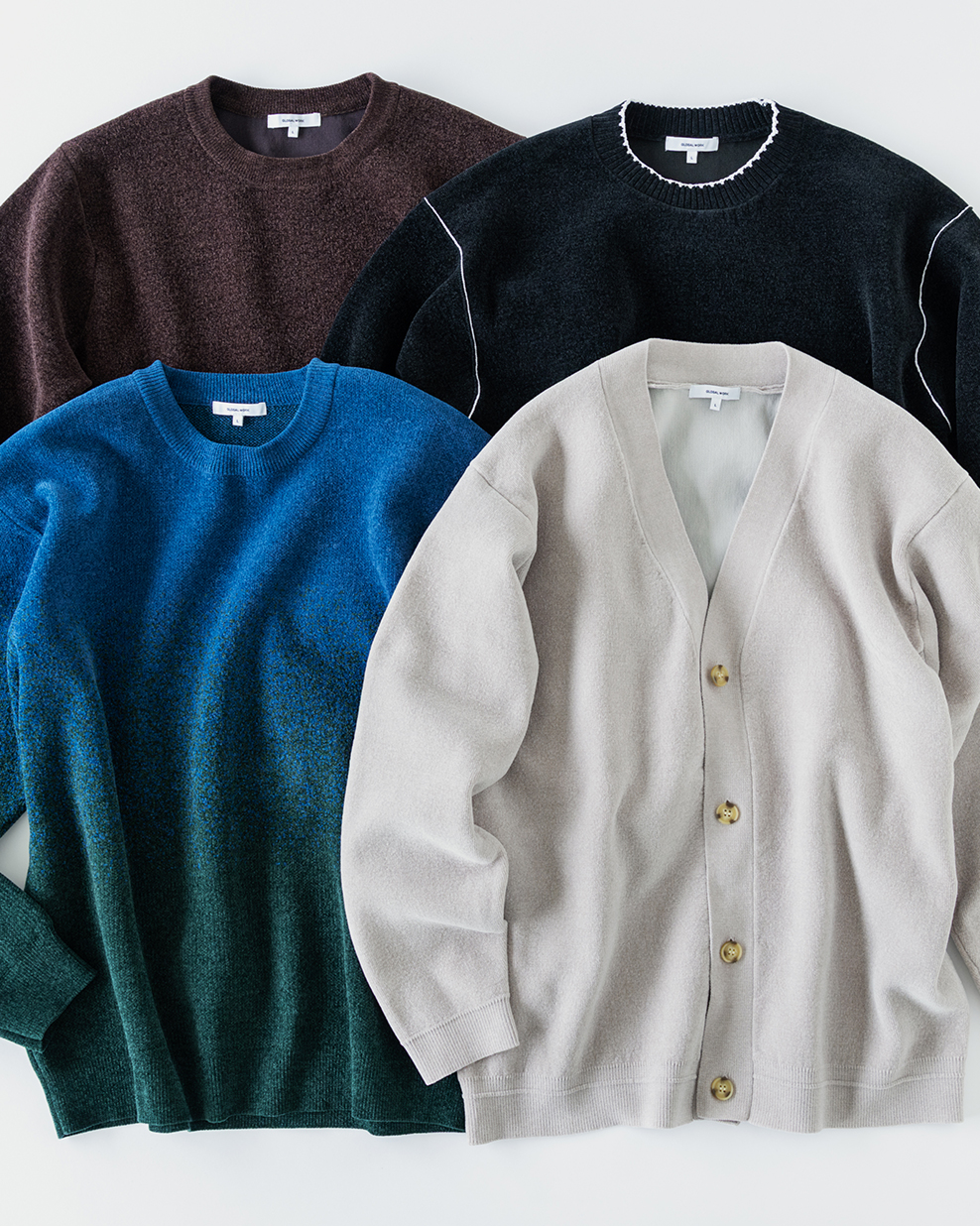 グローバルワークの冬のまちがいない服。for Men | やわらかリッチモール-宮沢氷魚 item1