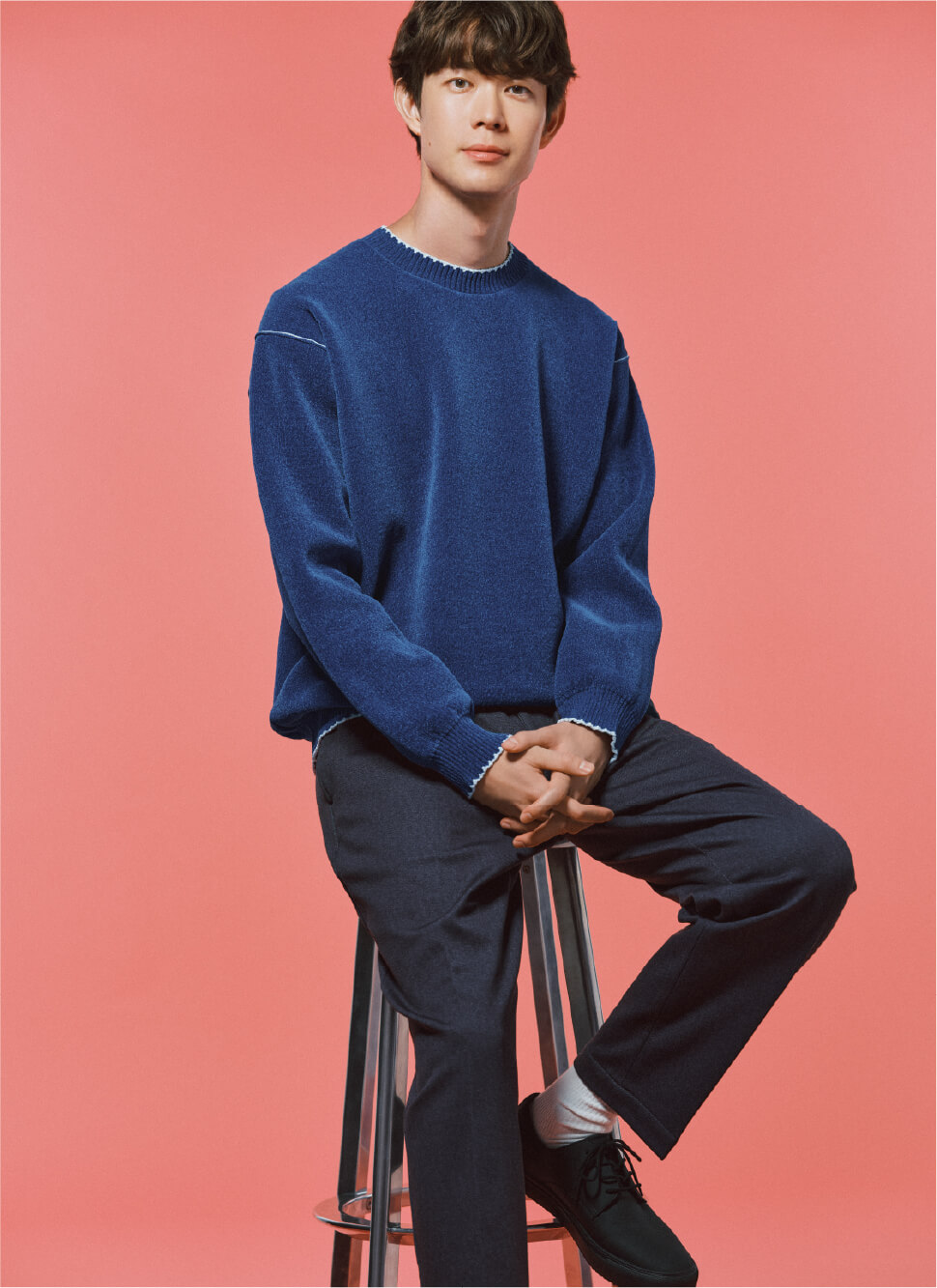 グローバルワークの冬のまちがいない服。for Men | やわらかリッチモール-宮沢氷魚 ph6