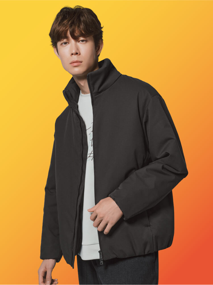 グローバルワークの冬のまちがいない服。for Men | LIGHT WARM-宮沢氷魚 ph2