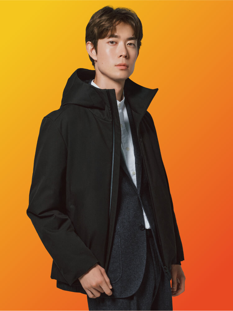 グローバルワークの冬のまちがいない服。for Men | LIGHT WARM-宮沢氷魚 ph4