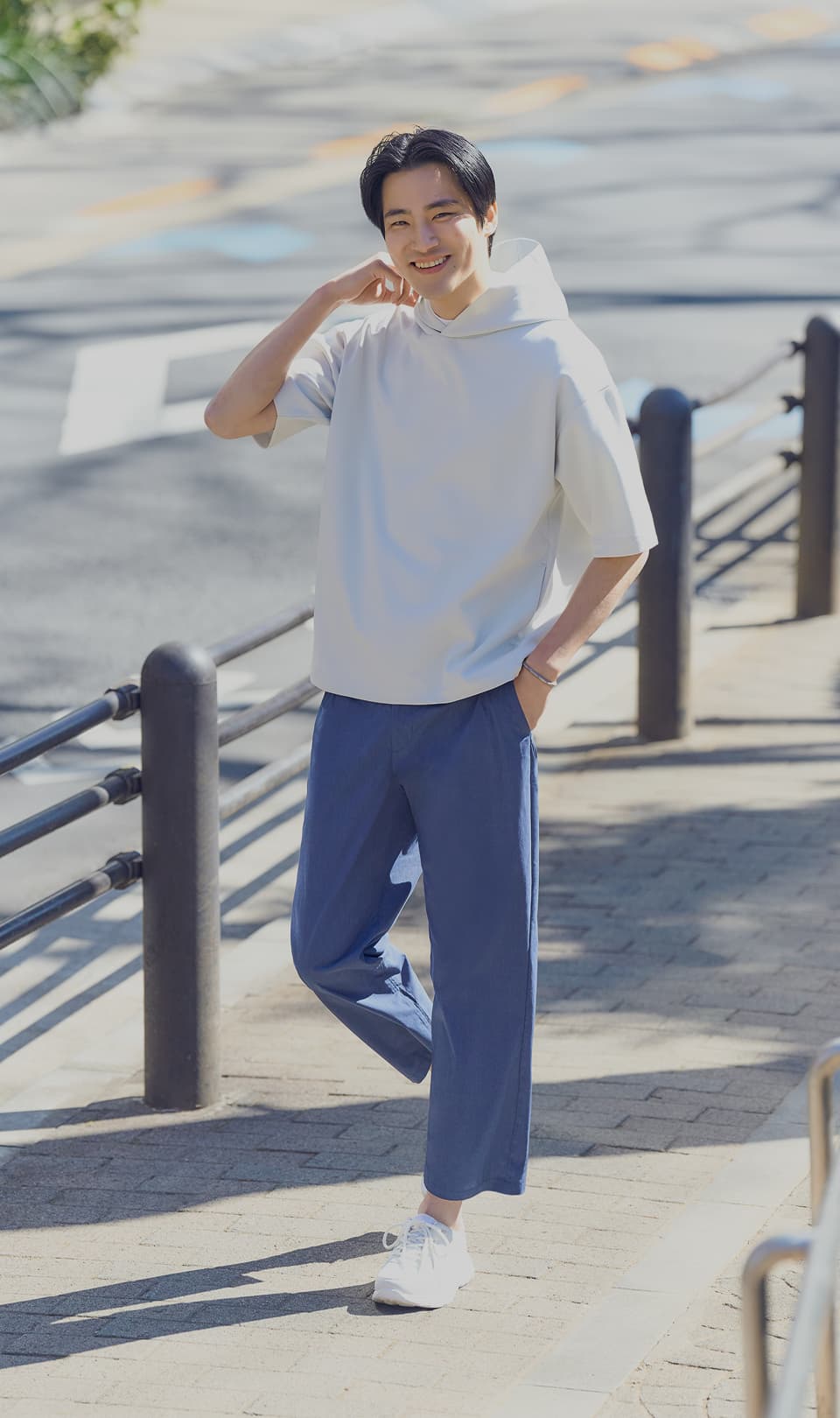 アンクル丈の着用イメージ