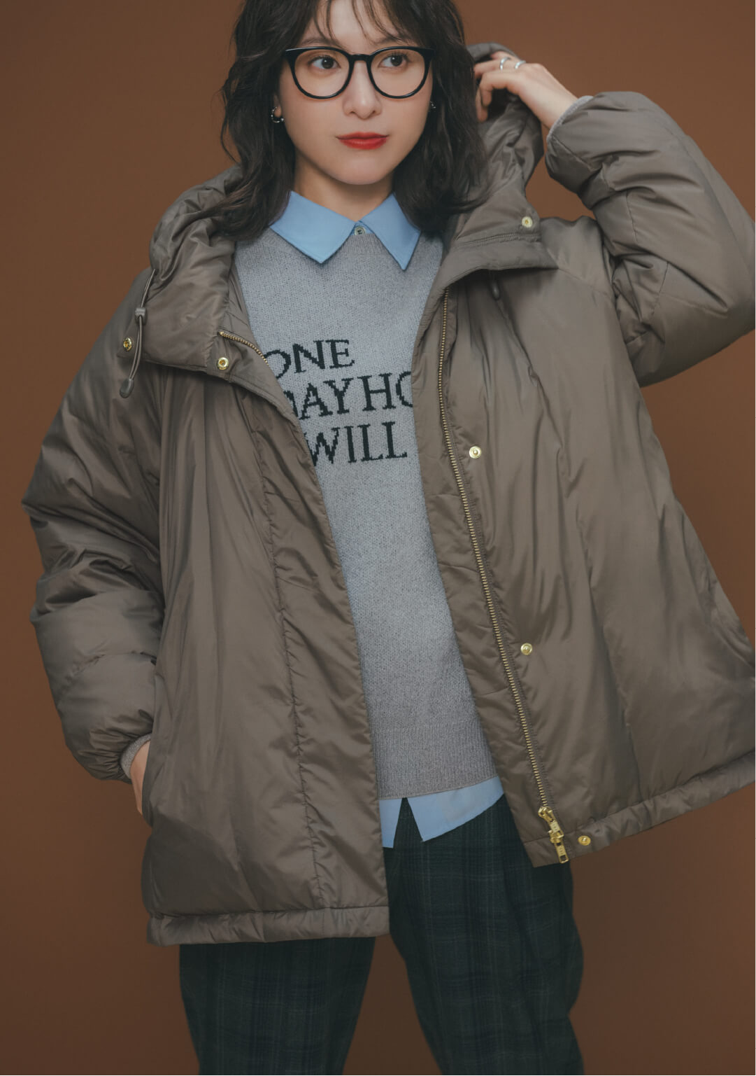 グローバルワークの冬のまちがいない服。for Women | Air Luxe 吉高由里子 ph1