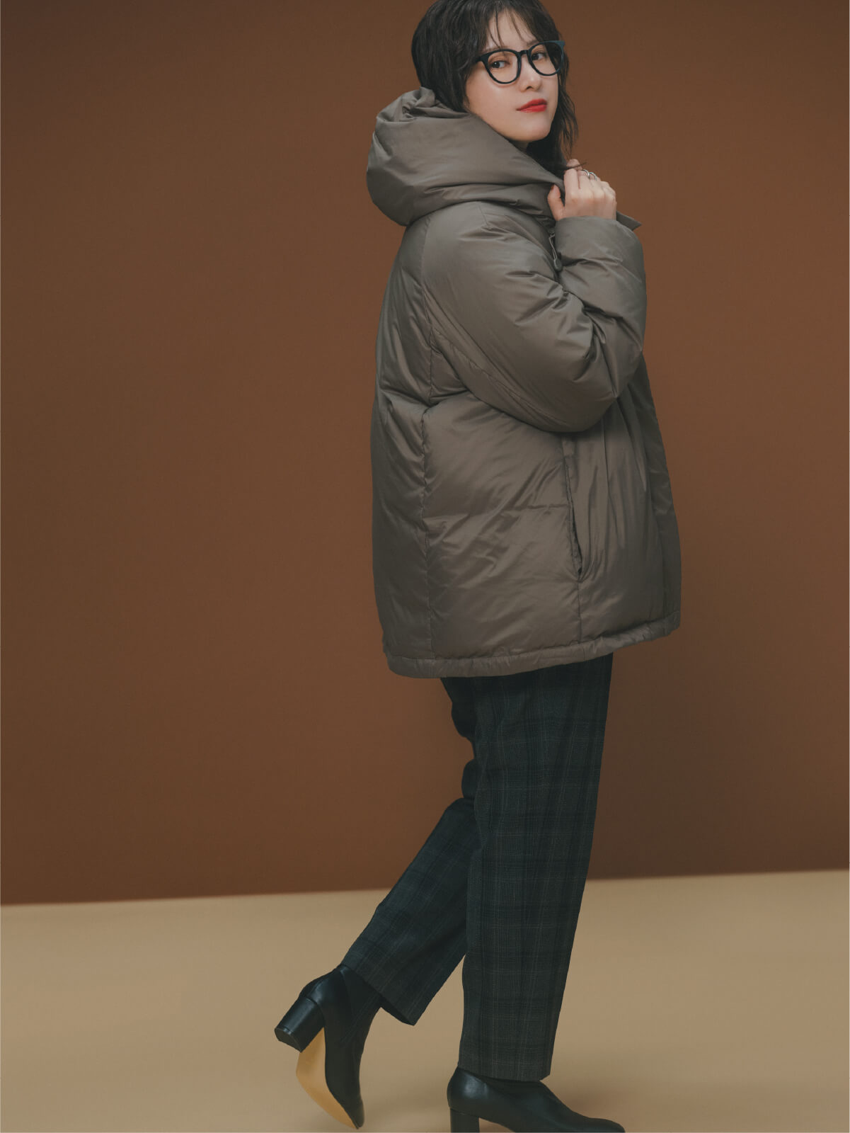 グローバルワークの冬のまちがいない服。for Women | Air Luxe 吉高由里子 ph2