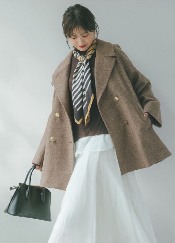 グローバルワークの冬のまちがいない服。for Women | 軽やかストレッチ　吉高由里子　thumb