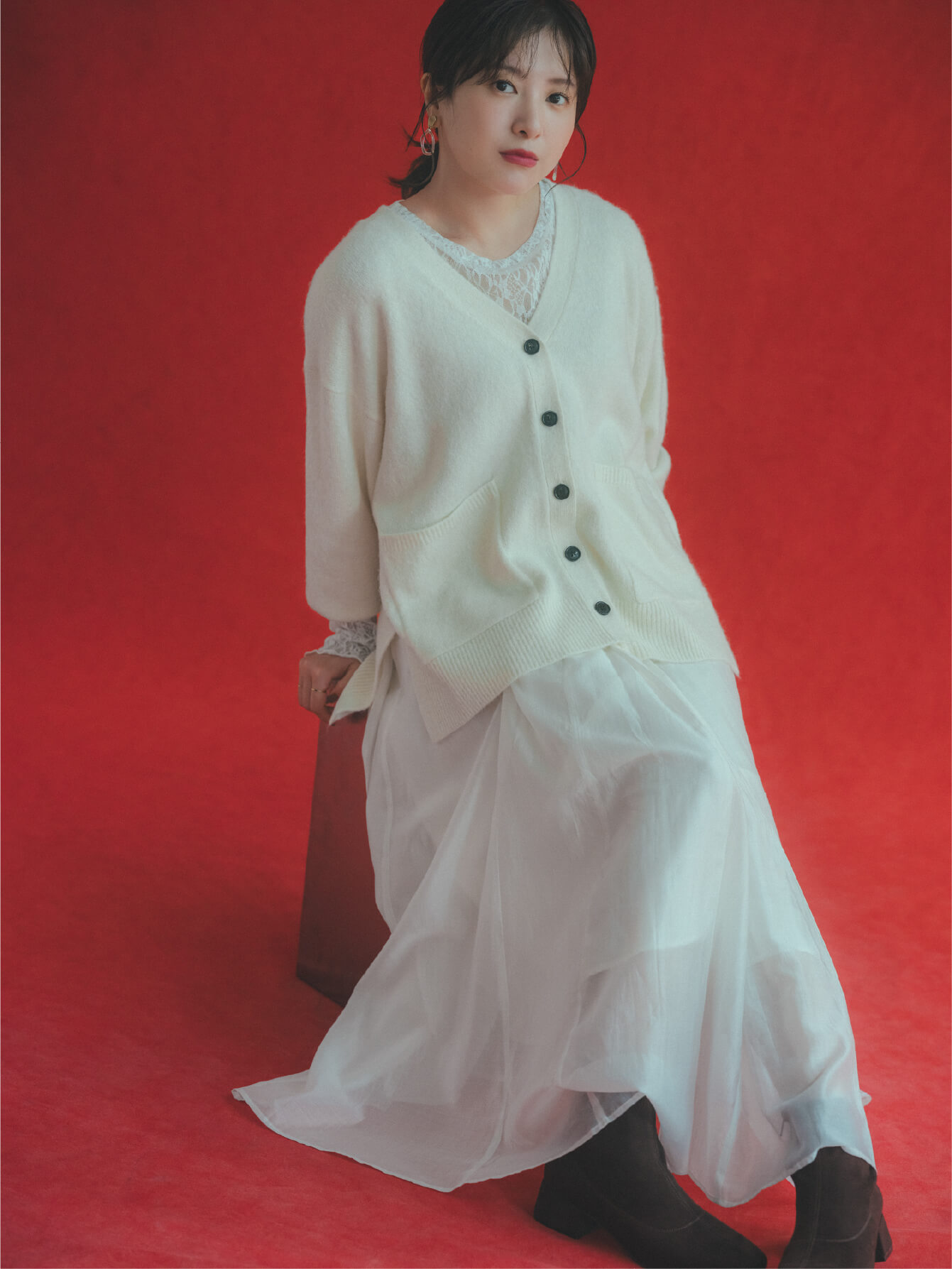 グローバルワークの冬のまちがいない服。for Women | Hugmeニット 吉高由里子 ph4