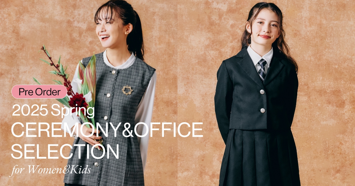 GLOBAL WORK Ceremony&Office Wear, Pre Order 2025