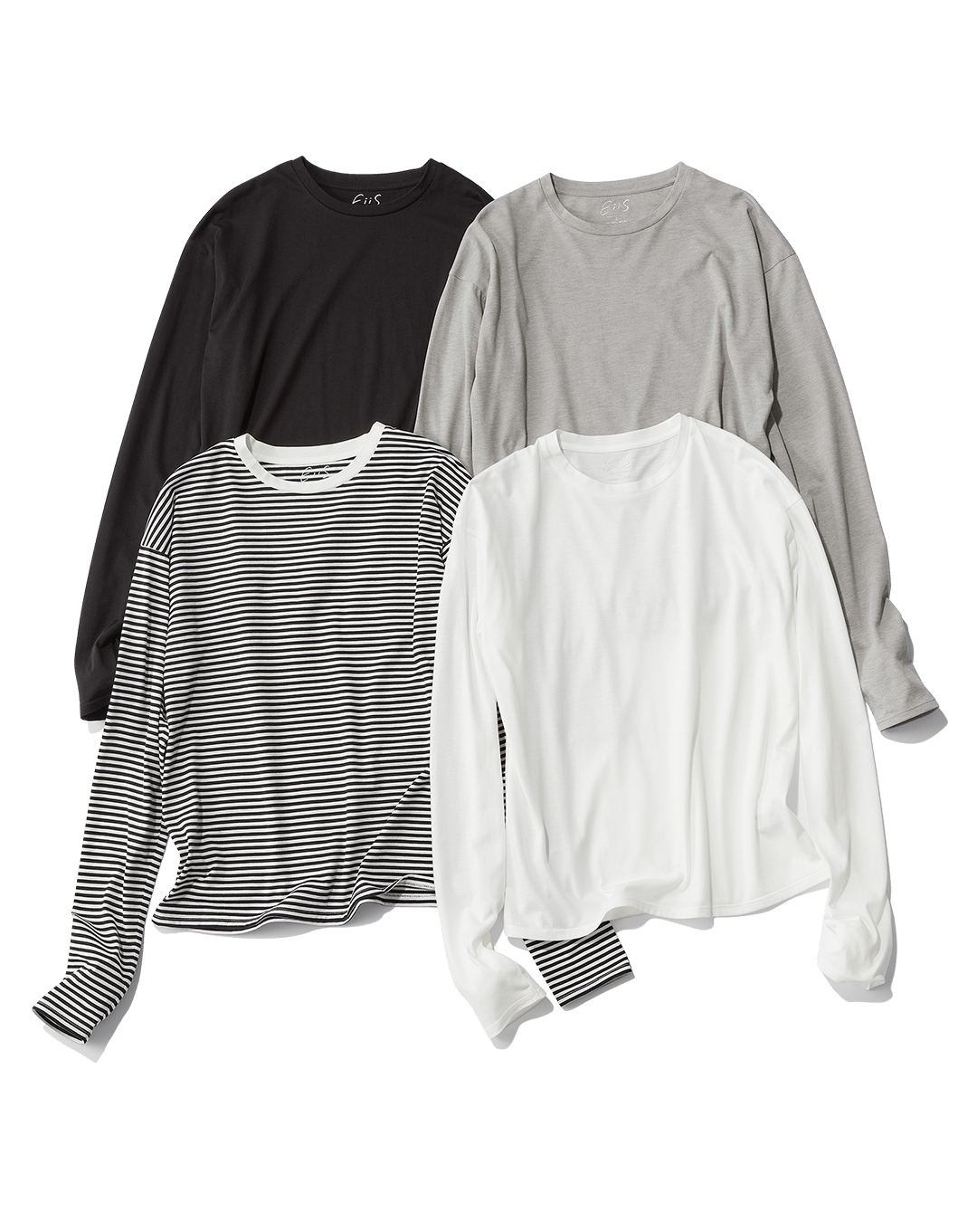 EiiS Even if it's small 2025 Spring Collaboration with Naoko Takayama | Crew neck semi-sheer long-sleeved T-shirt