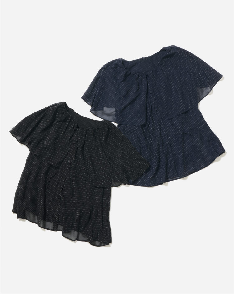 BIG COLLAR BLOUSE