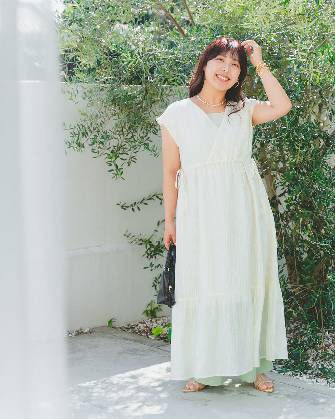 低身長スタッフ“cossy”&“しゅり”プロデュース第2弾! 着まわし力抜群!夏の映え服、完成しました | EiiS (エス) | しゅりが提案する夏の着まわし Day1