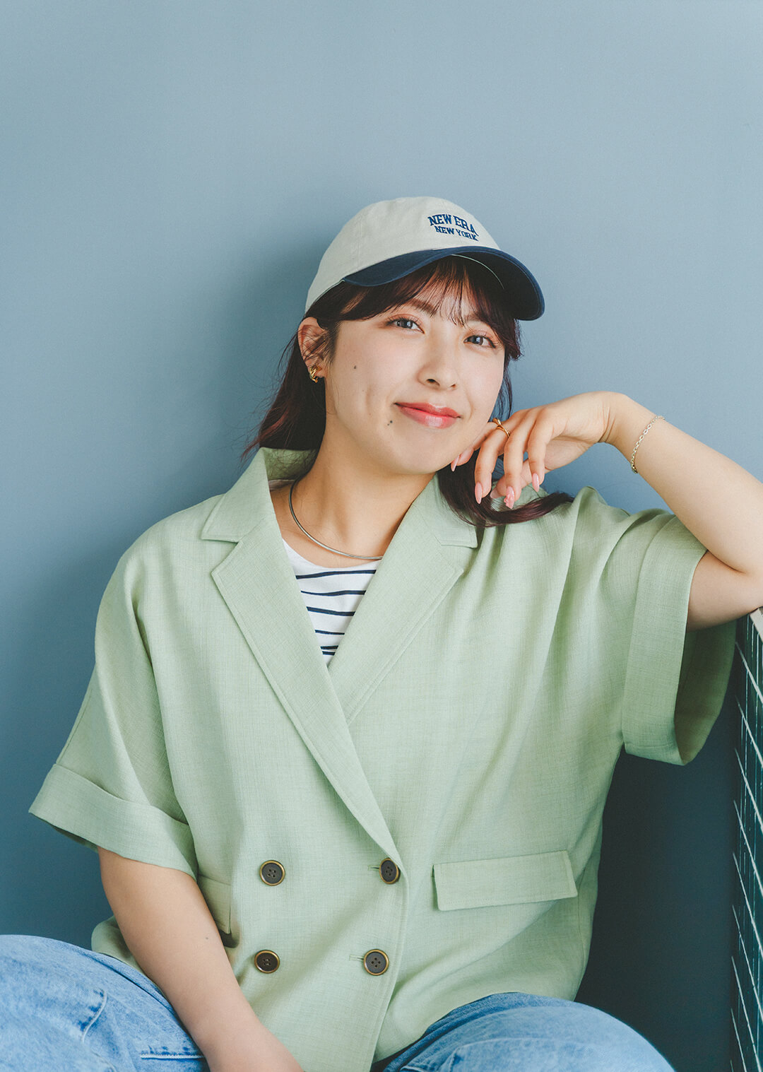 低身長スタッフ“cossy”&amp;“しゅり”プロデュース第2弾！ 着まわし力抜群！夏の映え服、完成しました | EiiS (エス) | しゅりが提案する夏の着まわし Day 5 For Lunch With Friends