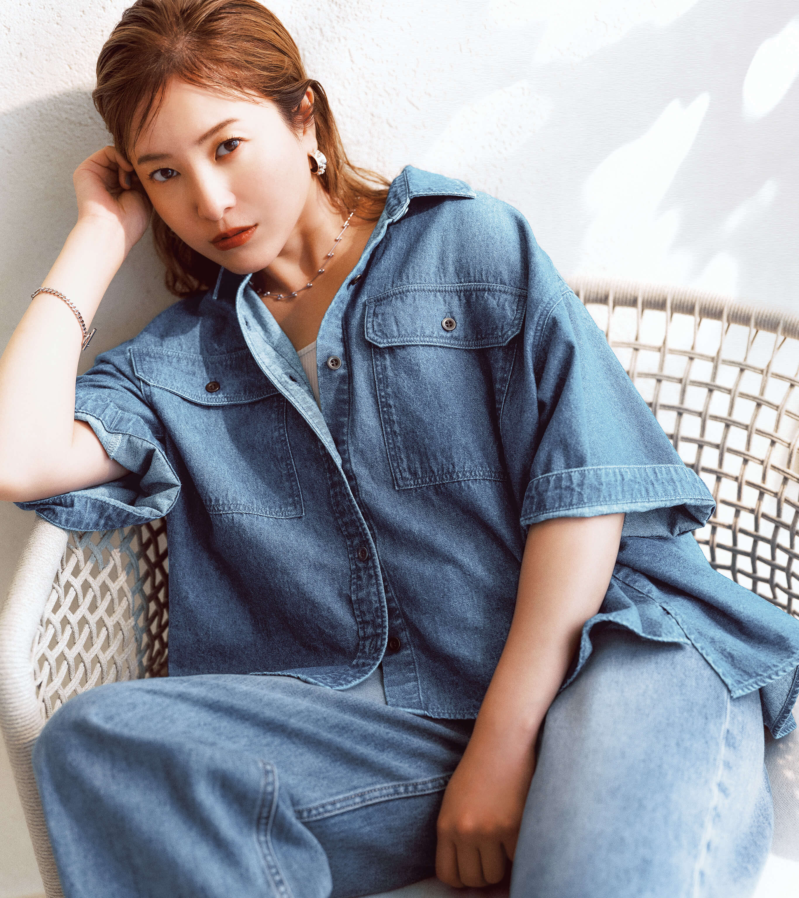 この夏も、デニムの気分。吉高由里子がはきこなすデニムシリーズ。 GOOD DENIM 2025 Summer with Yuriko Yoshitaka  | メインビジュアル