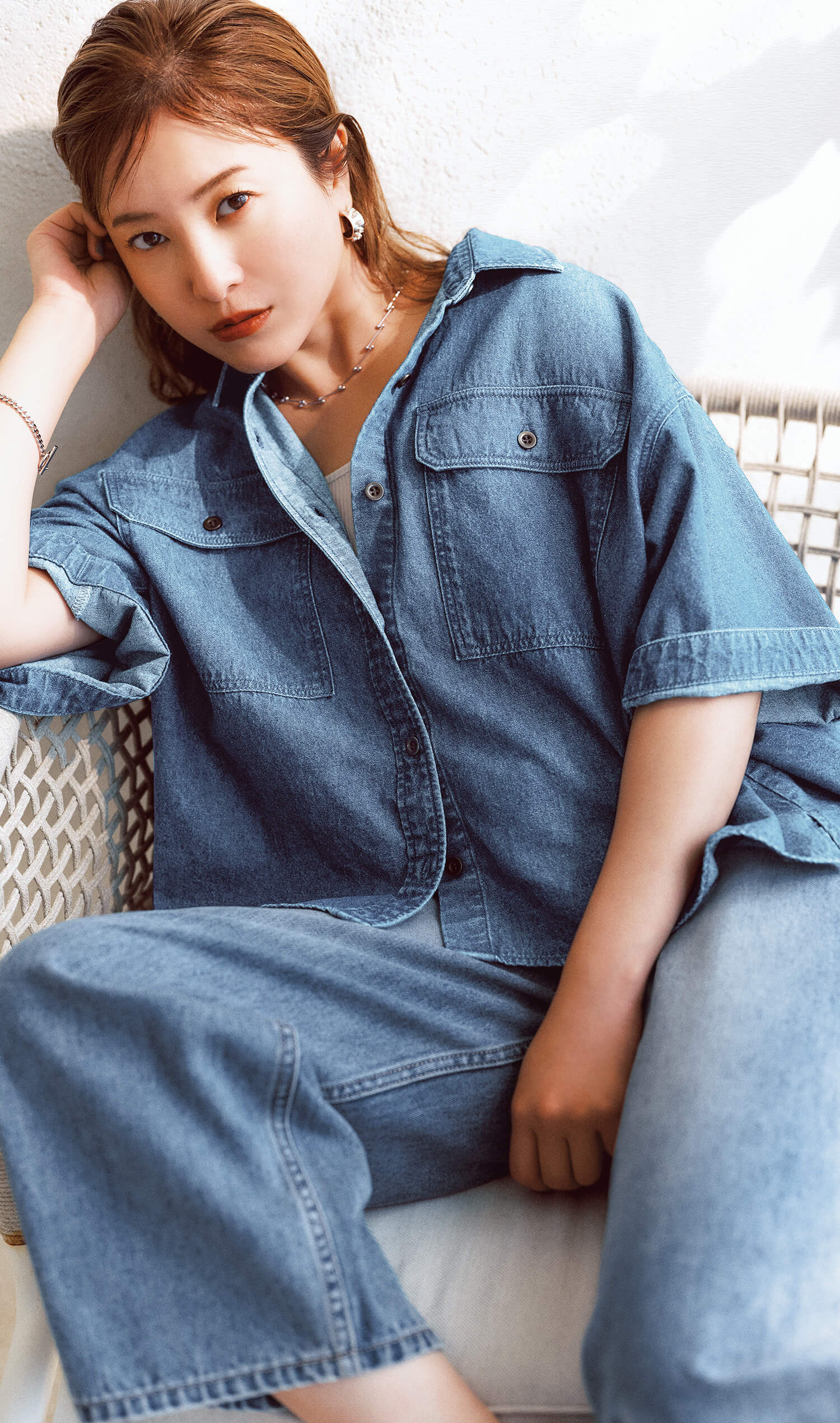 この夏も、デニムの気分。吉高由里子がはきこなすデニムシリーズ。 GOOD DENIM 2025 Summer with Yuriko Yoshitaka  | メインビジュアル