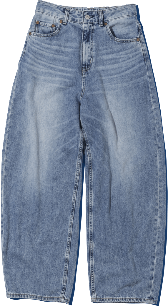 この夏も、デニムの気分。吉高由里子がはきこなすデニムシリーズ。 GOOD DENIM 2025 Summer with Yuriko Yoshitaka  | GOOD DENIM CURVE PANTS