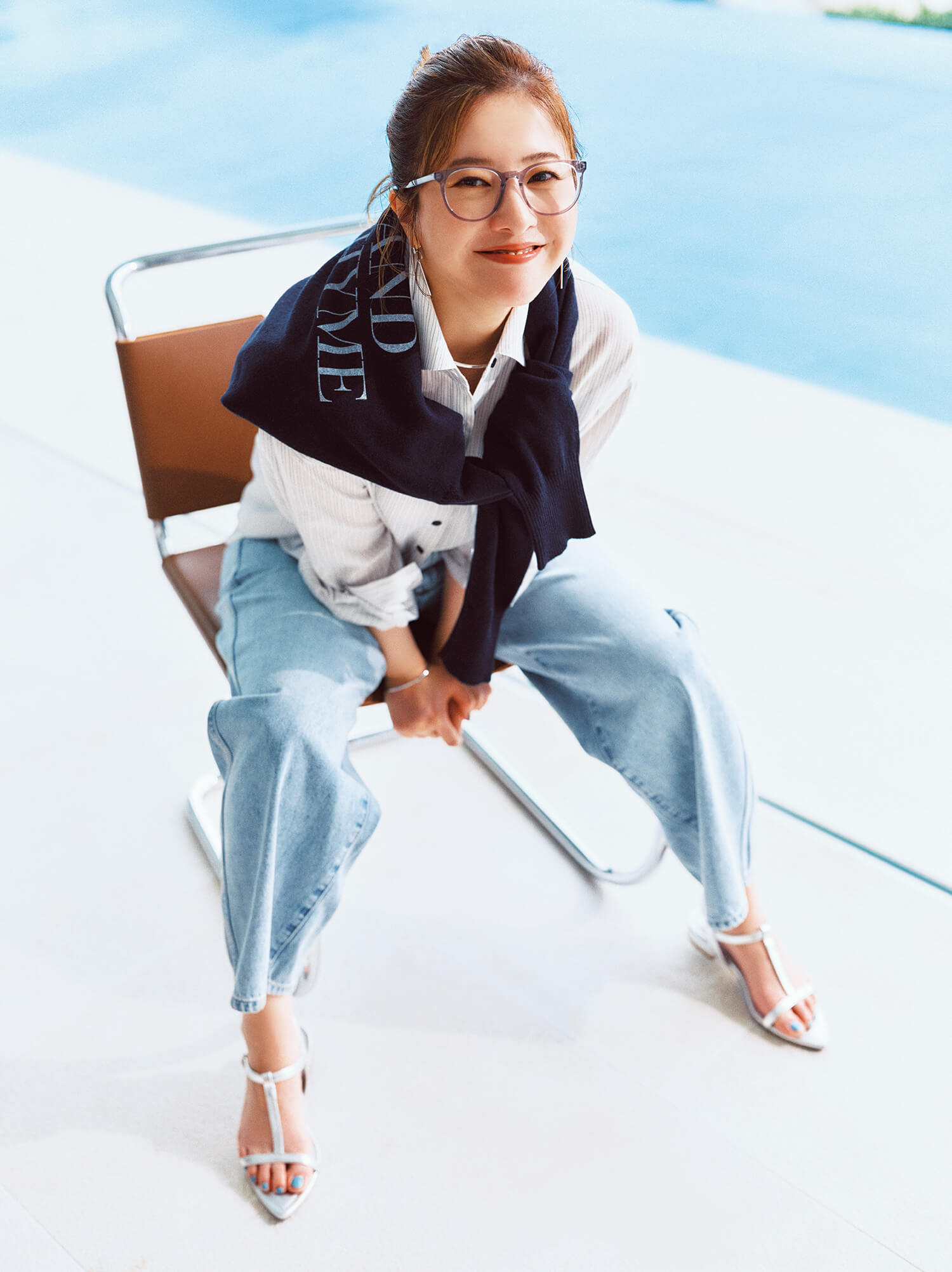この夏も、デニムの気分。吉高由里子がはきこなすデニムシリーズ。 GOOD DENIM 2025 Summer with Yuriko Yoshitaka  | GOOD DENIM BAGGY PANTS 吉高由里子