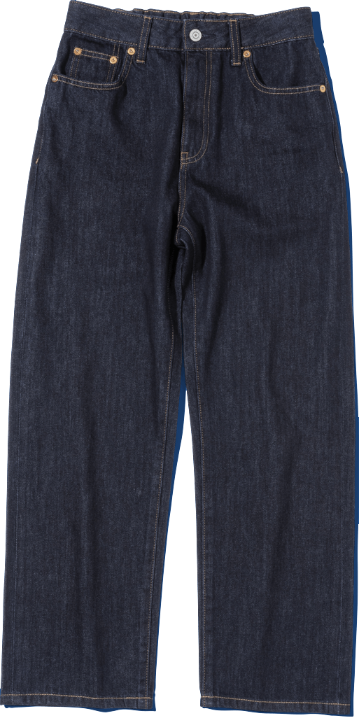 この夏も、デニムの気分。吉高由里子がはきこなすデニムシリーズ。 GOOD DENIM 2025 Summer with Yuriko Yoshitaka  | GOOD DENIM STRAIGHT PANTS