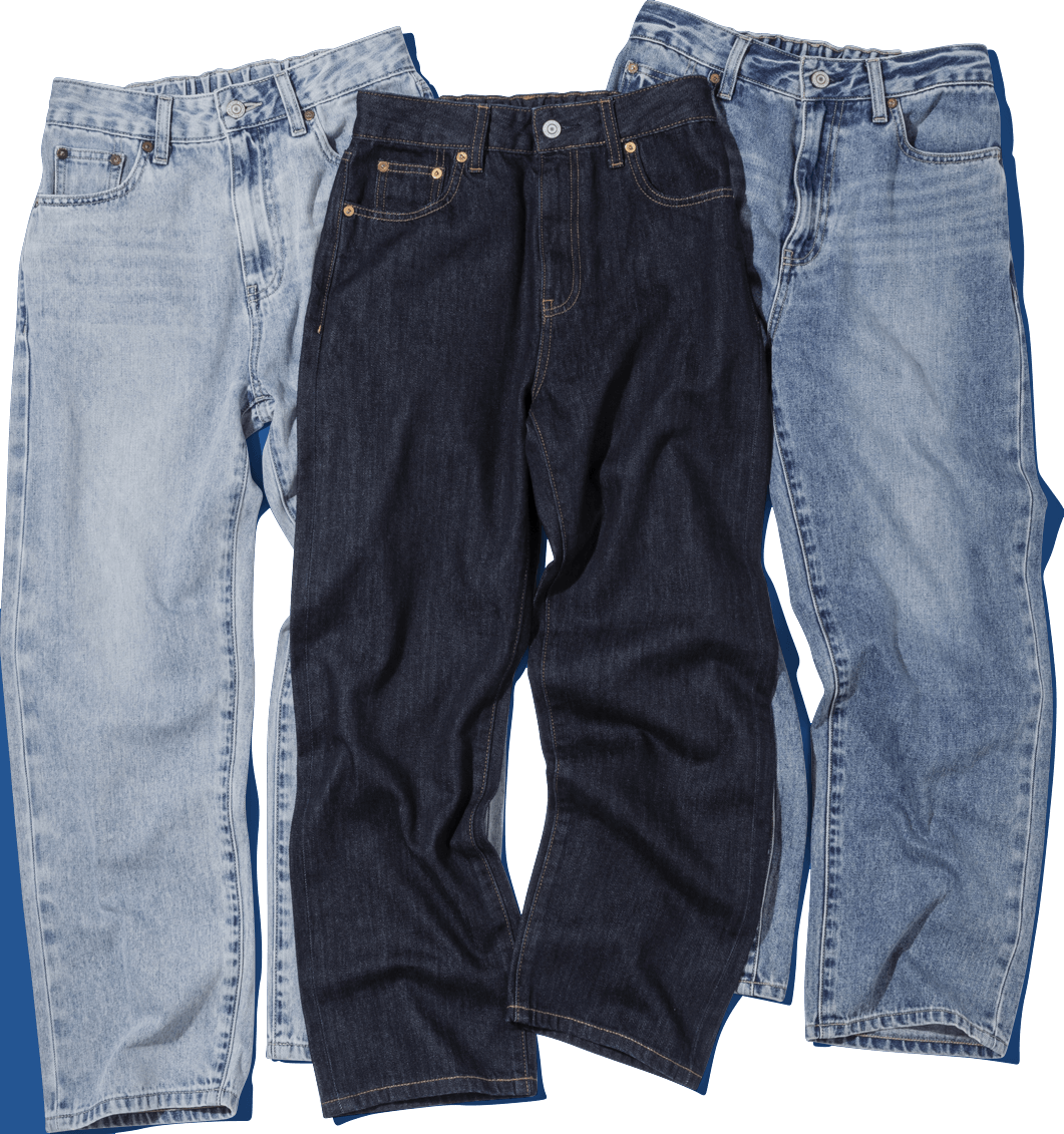 この夏も、デニムの気分。吉高由里子がはきこなすデニムシリーズ。 GOOD DENIM 2025 Summer with Yuriko Yoshitaka  | GOOD DENIM STRAIGHT PANTS