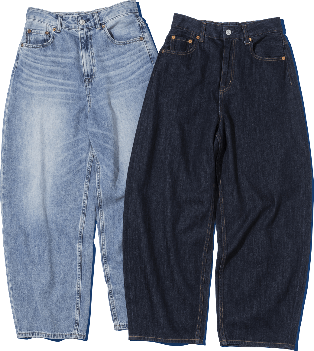 この夏も、デニムの気分。吉高由里子がはきこなすデニムシリーズ。 GOOD DENIM 2025 Summer with Yuriko Yoshitaka  | GOOD DENIM CURVE PANTS