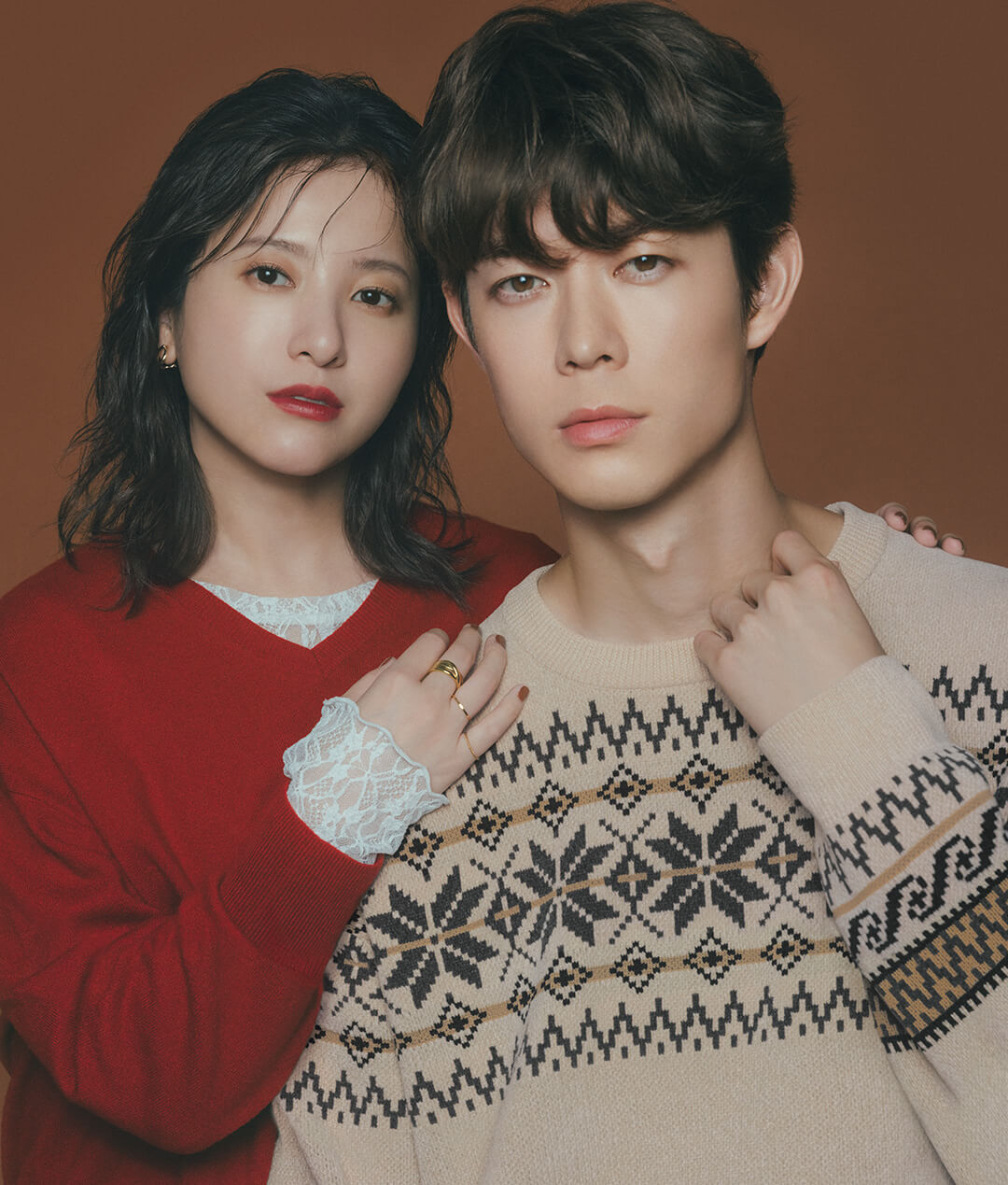 まちがいない服。メインビジュアル　吉高由里子さん、宮沢氷魚さん