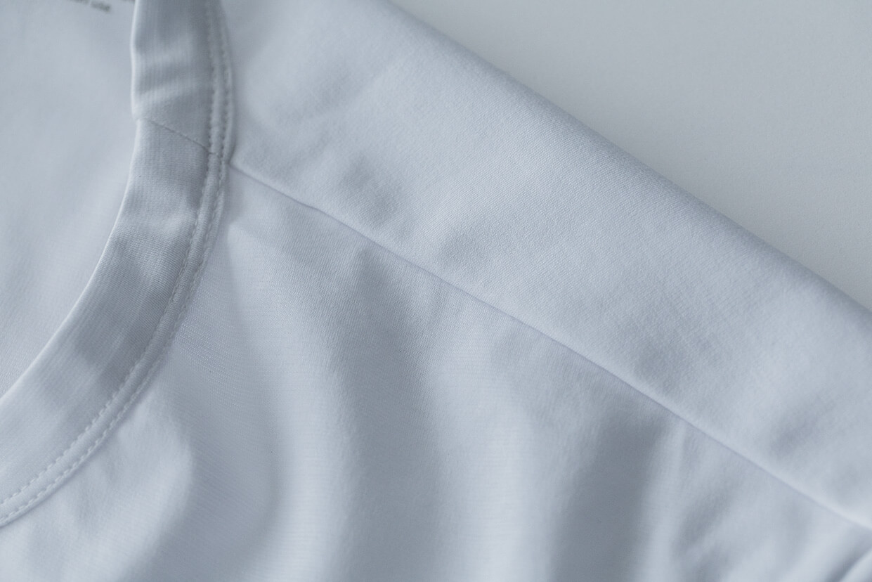 吉高由里子・宮沢氷魚がまとう 1枚でサマ見えするリッチクリーンTeeシリーズ | Rich Cleen Tee Elevate your everyday style | ALL ABOUT “Rich Clean Tee” point 3