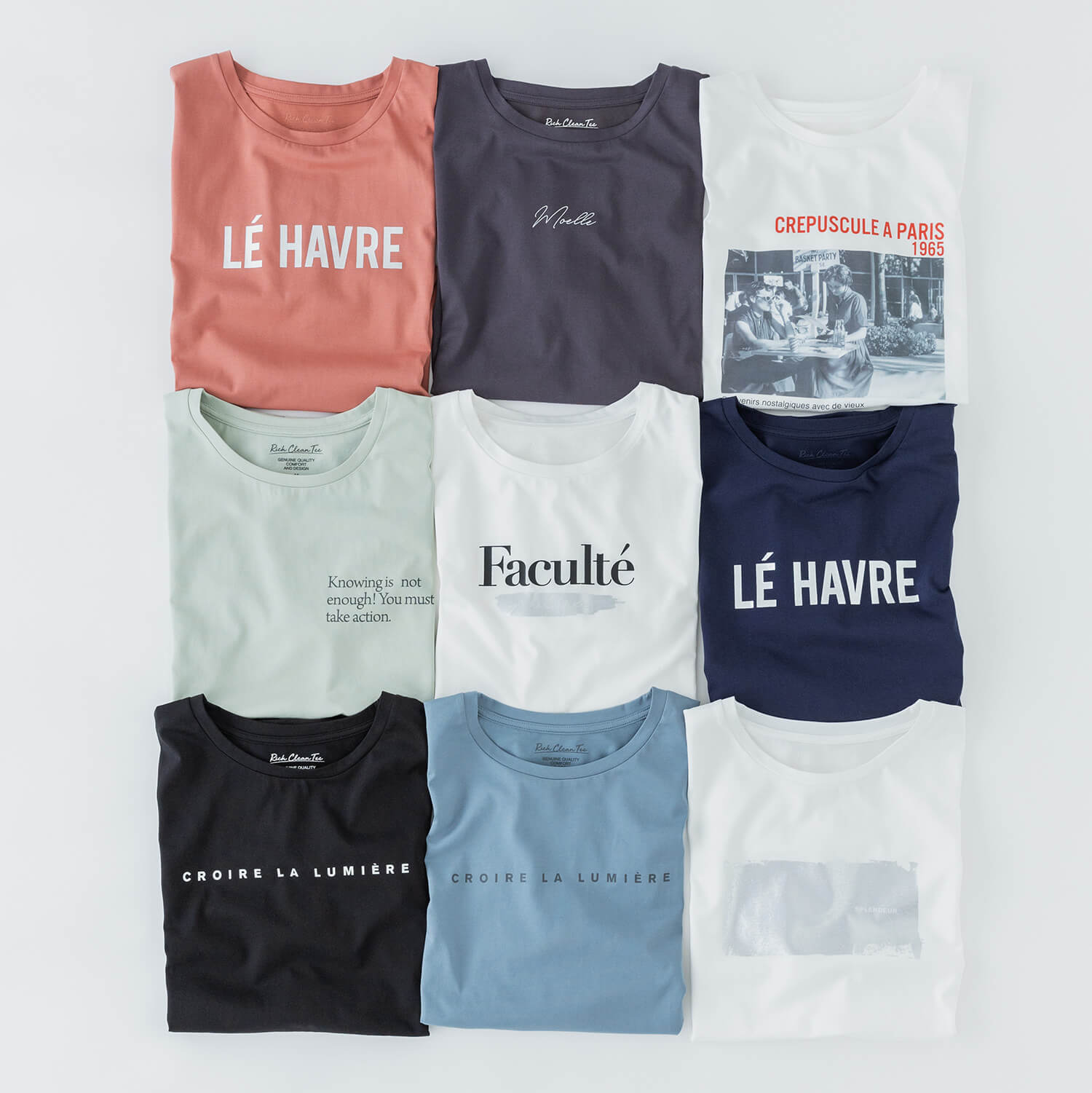 吉高由里子・宮沢氷魚がまとう 1枚でサマ見えするリッチクリーンTeeシリーズ | Rich Cleen Tee Elevate your everyday style | ALL ABOUT “Rich Clean Tee” for Women