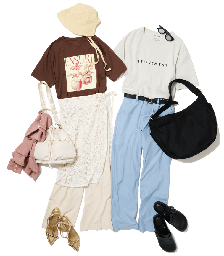 吉高由里子・宮沢氷魚がまとう 光沢感で高見えする リッチクリーンTeeシリーズ | Rich Cleen Tee Elevate your everyday style | Scene 1 家族で夏のリゾート旅行