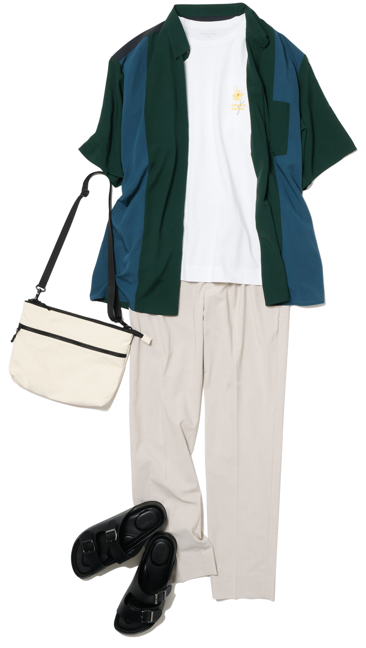 吉高由里子・宮沢氷魚がまとう 光沢感で高見えする リッチクリーンTeeシリーズ | Rich Cleen Tee Elevate your everyday style | Scene 2 夏の都会で初デート Men