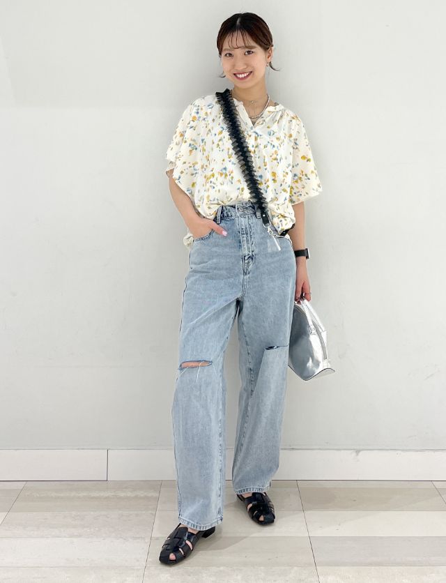 Staff Coordinate for Blouse｜How do the staff dress? Shop staff's fashion style③