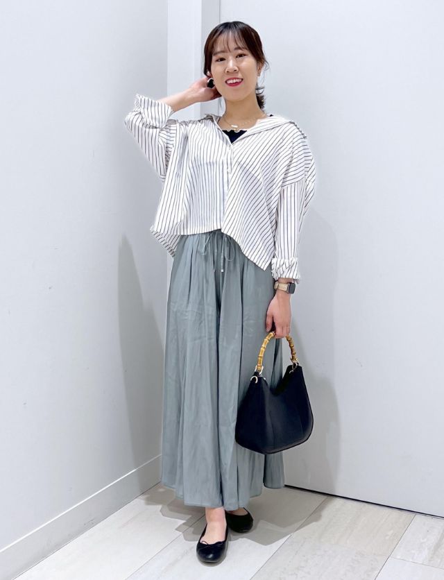 Staff Coordinate for Wide Pants｜How do the staff dress? Shop staff's style ⑤