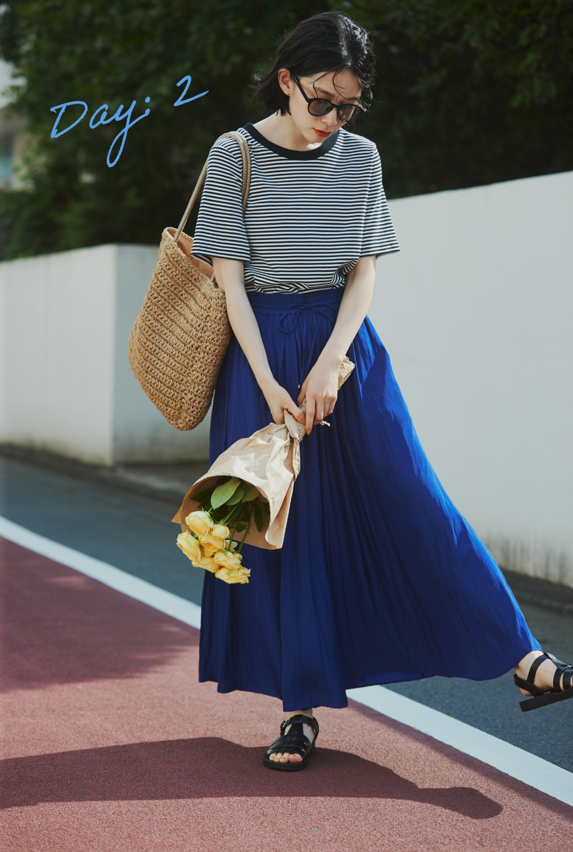 世界を買える 海外ブランド これがワタシの！ SUMMER TIME STYLE さらさらサテンフレア パンツ
