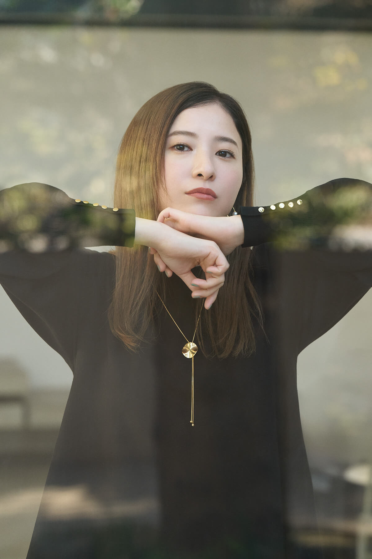 スッキレイ 2025 Spring with Yuriko Yoshitaka 吉高由里子が着るスッキリ見えて気分があがる万能ニットシリーズ | Peplum Pullover 吉高由里子さん1