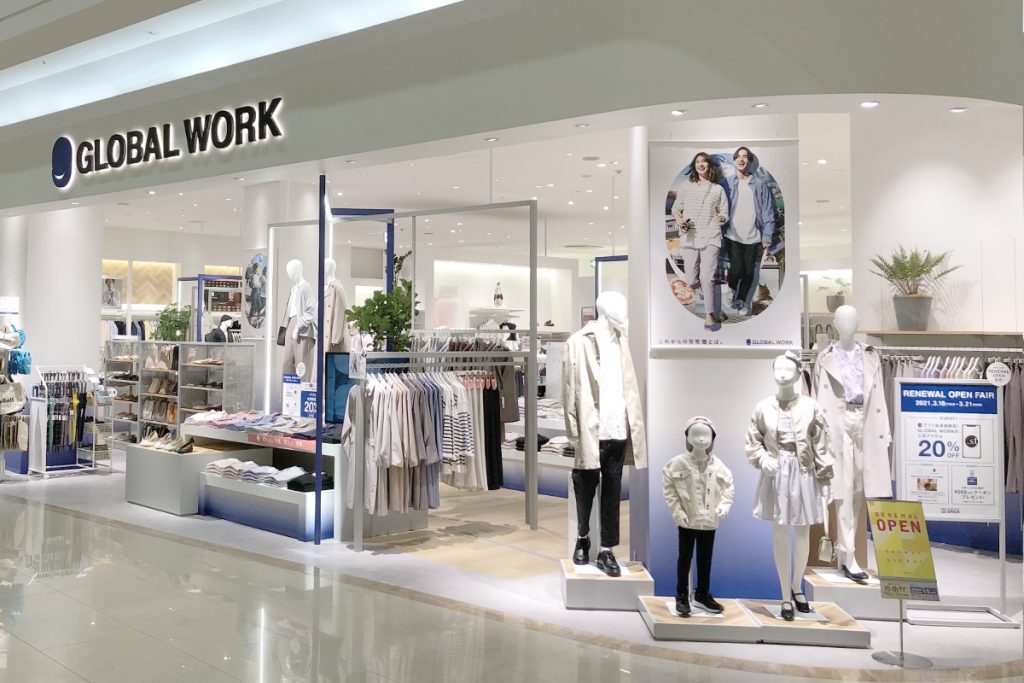 GLOBAL WORK ゆめタウン佐賀 RENEWAL OPEN | グローバルワーク（GLOBAL